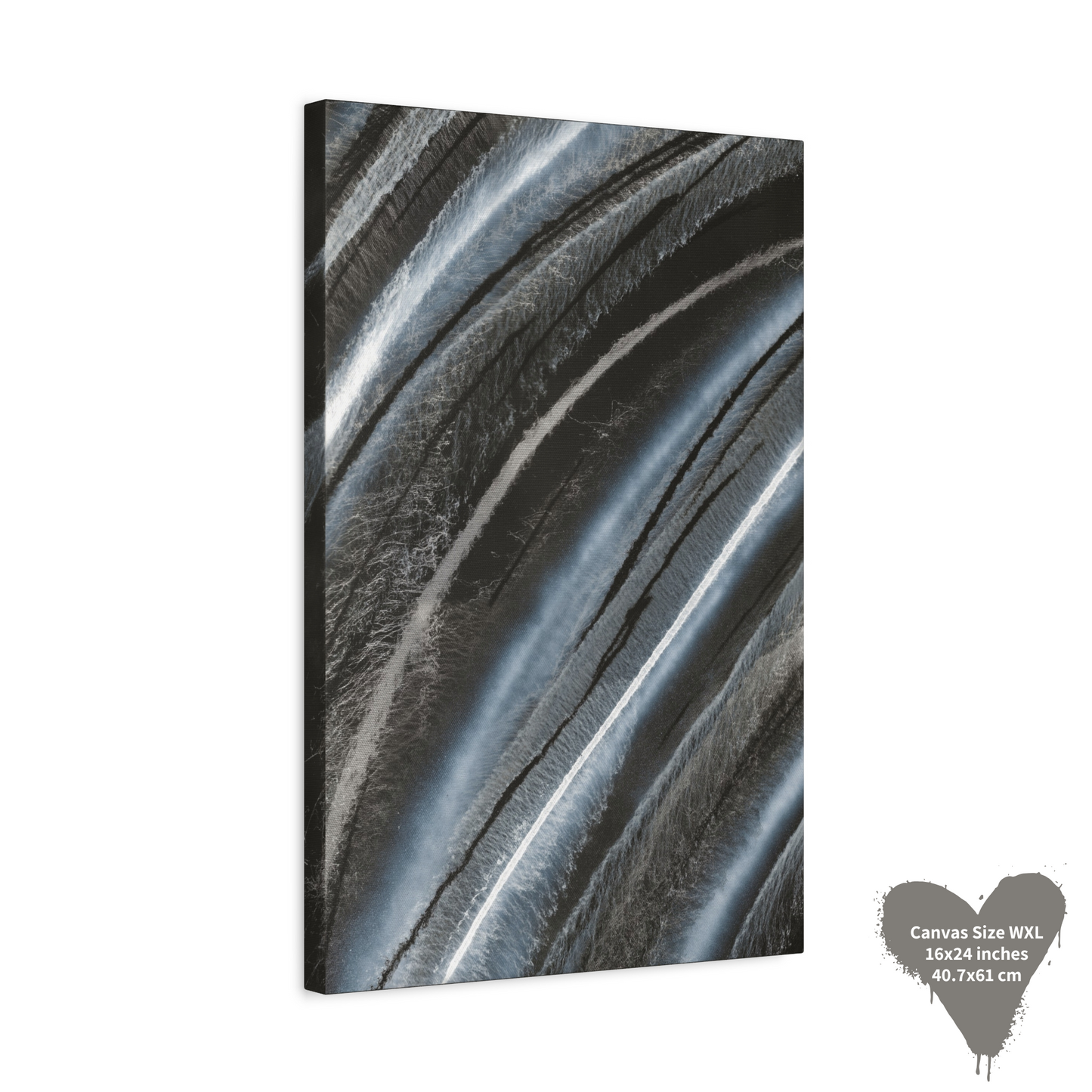 Abstract CANVAS Wall Art Print - Galaxy X, stretched, For Home Or Office