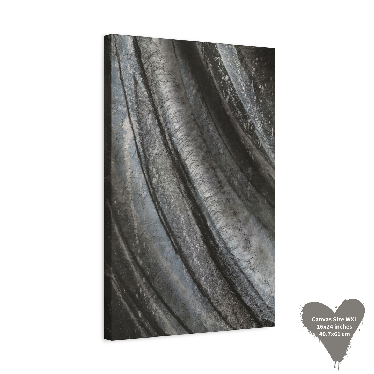 Abstract CANVAS Wall Art Print - Galaxy Splats, stretched, For Home Or Office